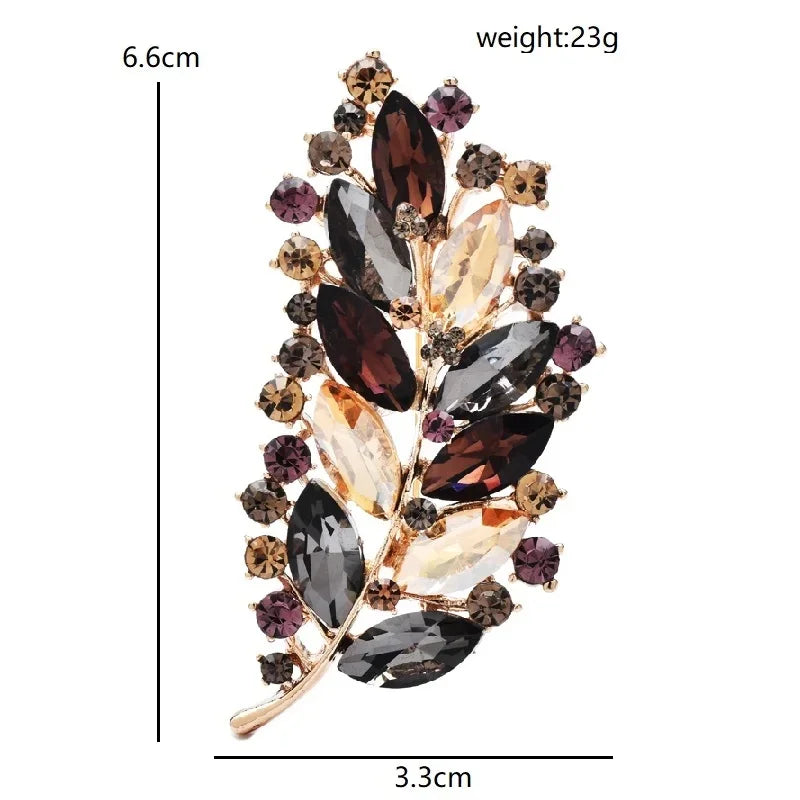 PENDRA Insectflora Insect and Flower Brooch