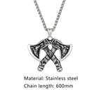 PENDRA Vikings Norse Steel Necklace