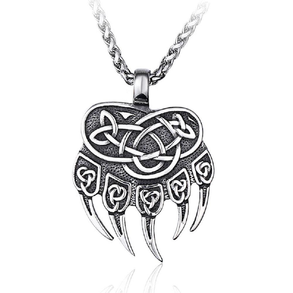 PENDRA Bearclaw 316L Stainless Steel Bear Claw Pendant