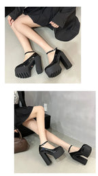 PENDRA White Nightclub Bar Shoes