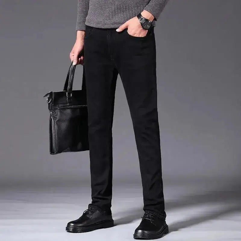 PENDRA Plush Wool Korean Jeans