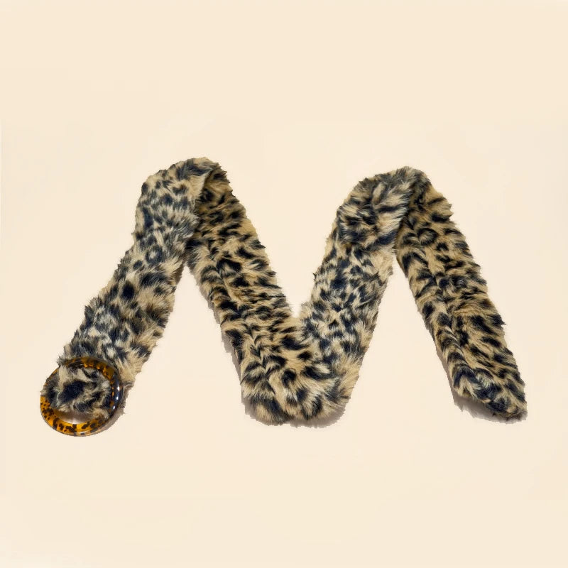 PENDRA Galara Leopard Print Belt