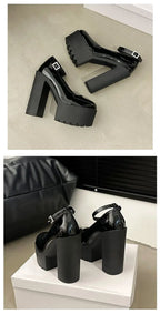 PENDRA White Nightclub Bar Shoes