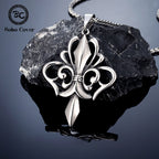 PENDRA Rune Vintage Steel Necklace