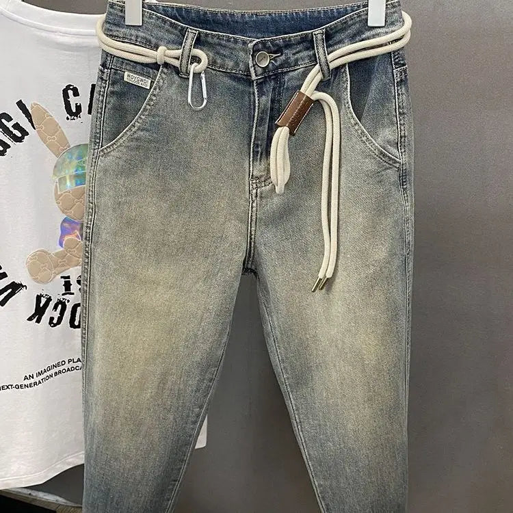 PENDRA End Drawstring Gradual Jeans
