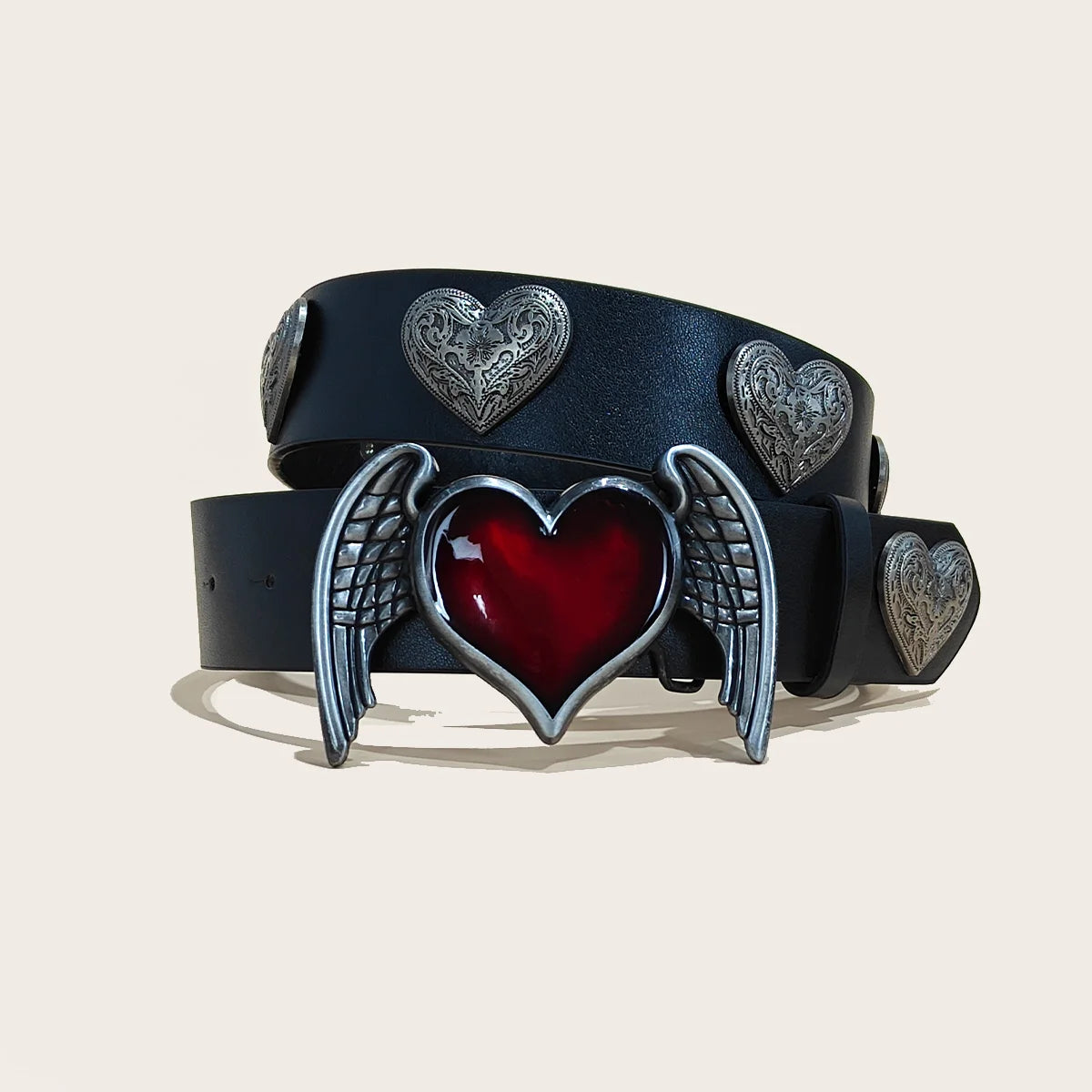 Love buckle PU leather belt Male fashion casual jeans Waistband Female Retro Designer belt leisure suitable for daily commuting