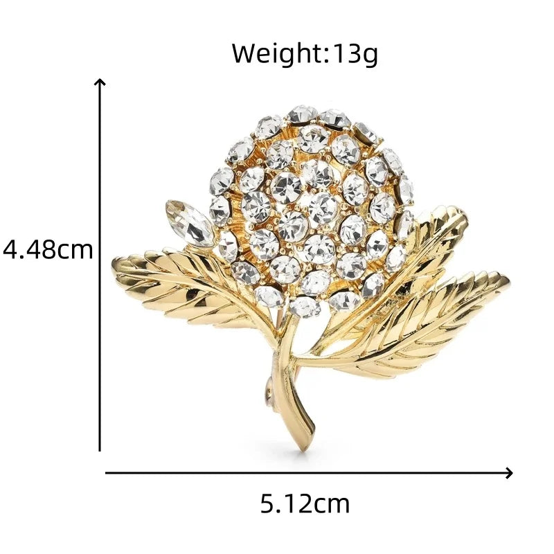 PENDRA Birdflora Bird and Flower Brooch