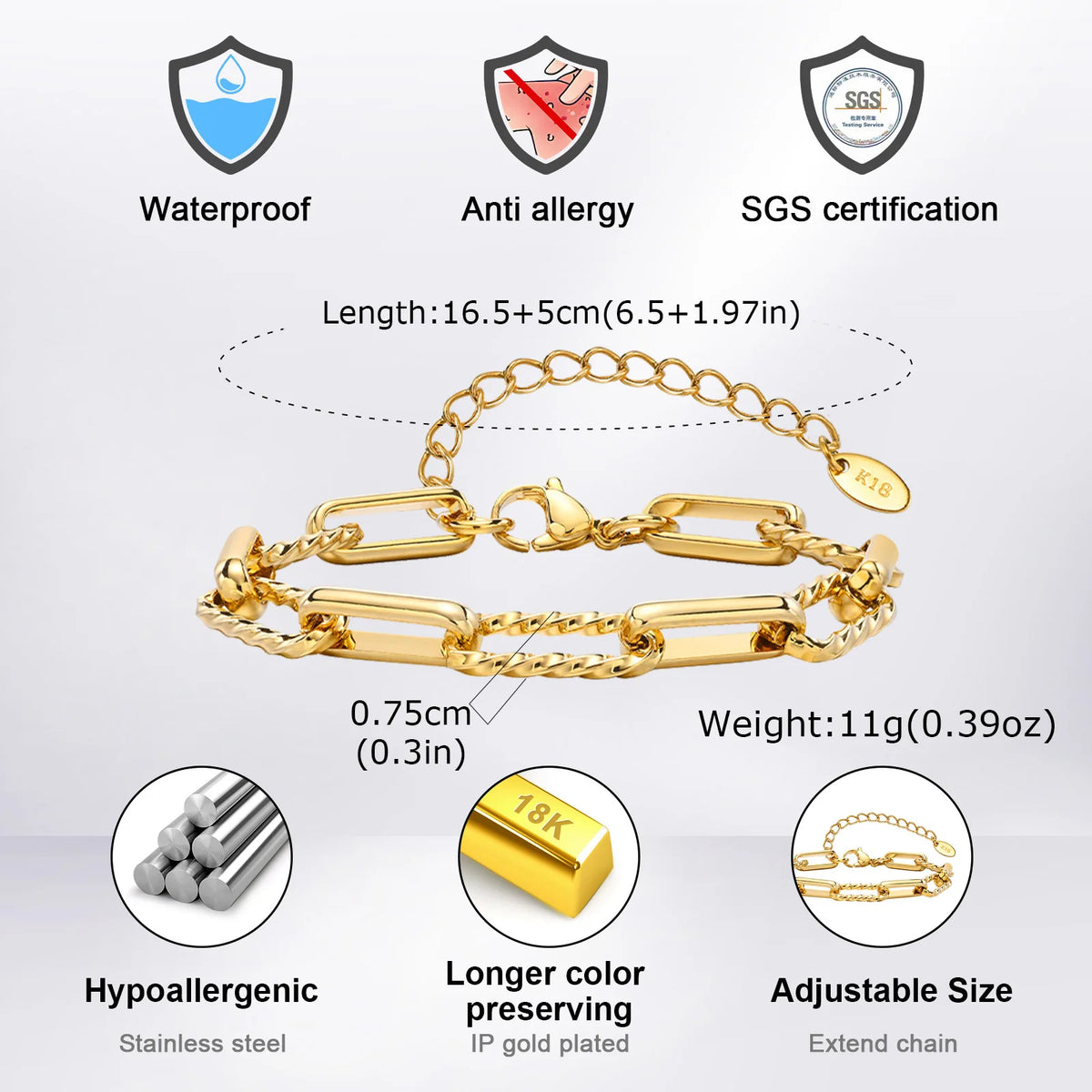 PENDRA Bracelet Rectangular Bracelet