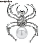 PENDRA Pearl Spider Brooch