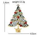 PENDRA Noelara Classical Christmas Tree Brooch