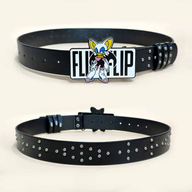PENDRA Zaralia Black Y2K Belt