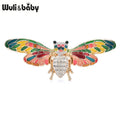 PENDRA Beautiful Enamel Bee Brooch