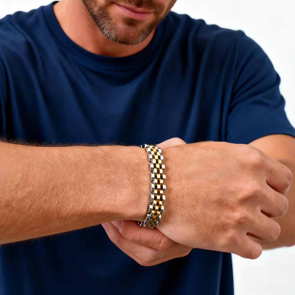 PENDRA Gold Link 10Mm Bracelet