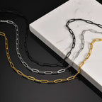 PENDRA Rectangle 4Mm Chain Necklace