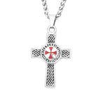 PENDRA Redcross Punk Shield Pendant Necklace
