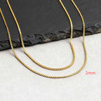 PENDRA Gold Silver Chain Necklace