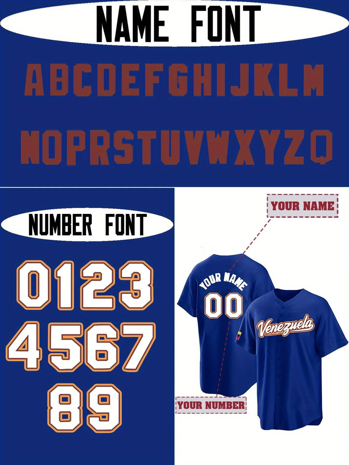 PENDRA Name Embroidery Wea Jersey