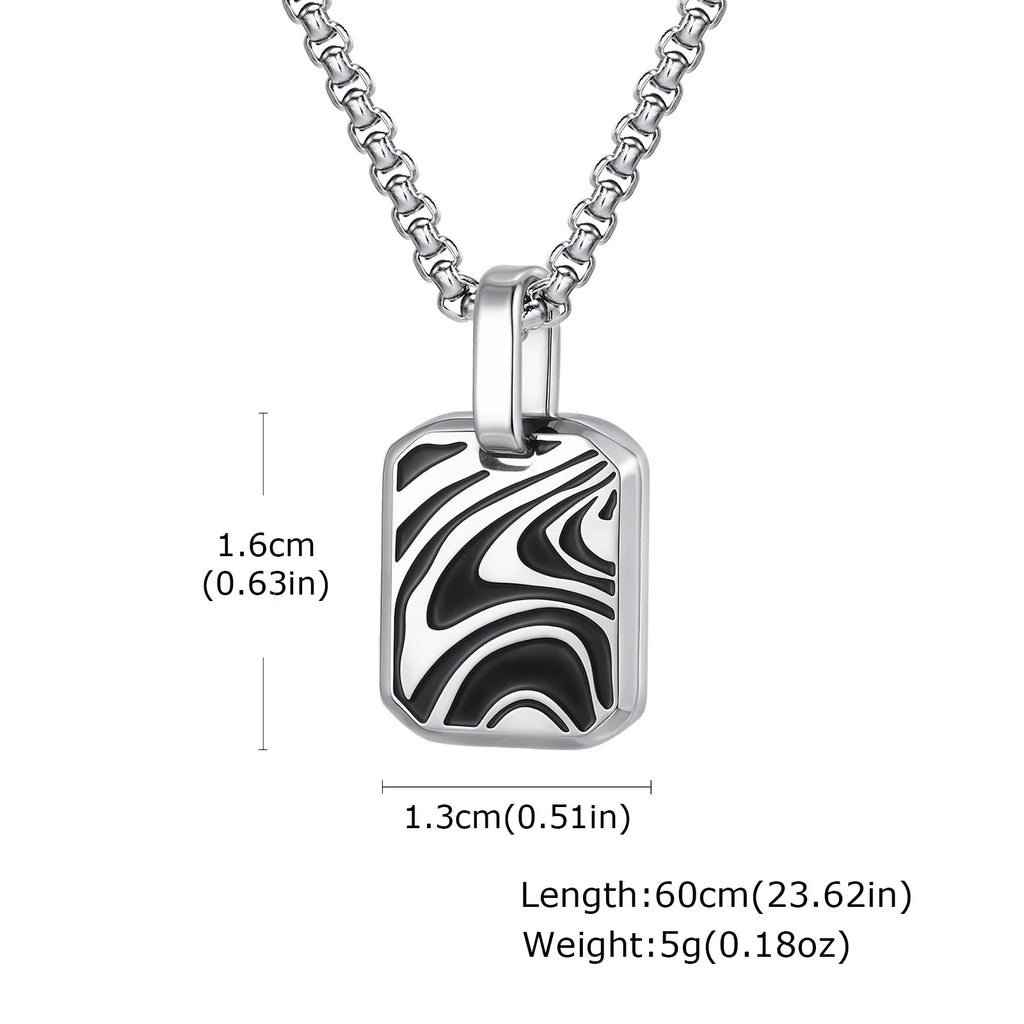 PENDRA Triangle Square Pendant Necklace