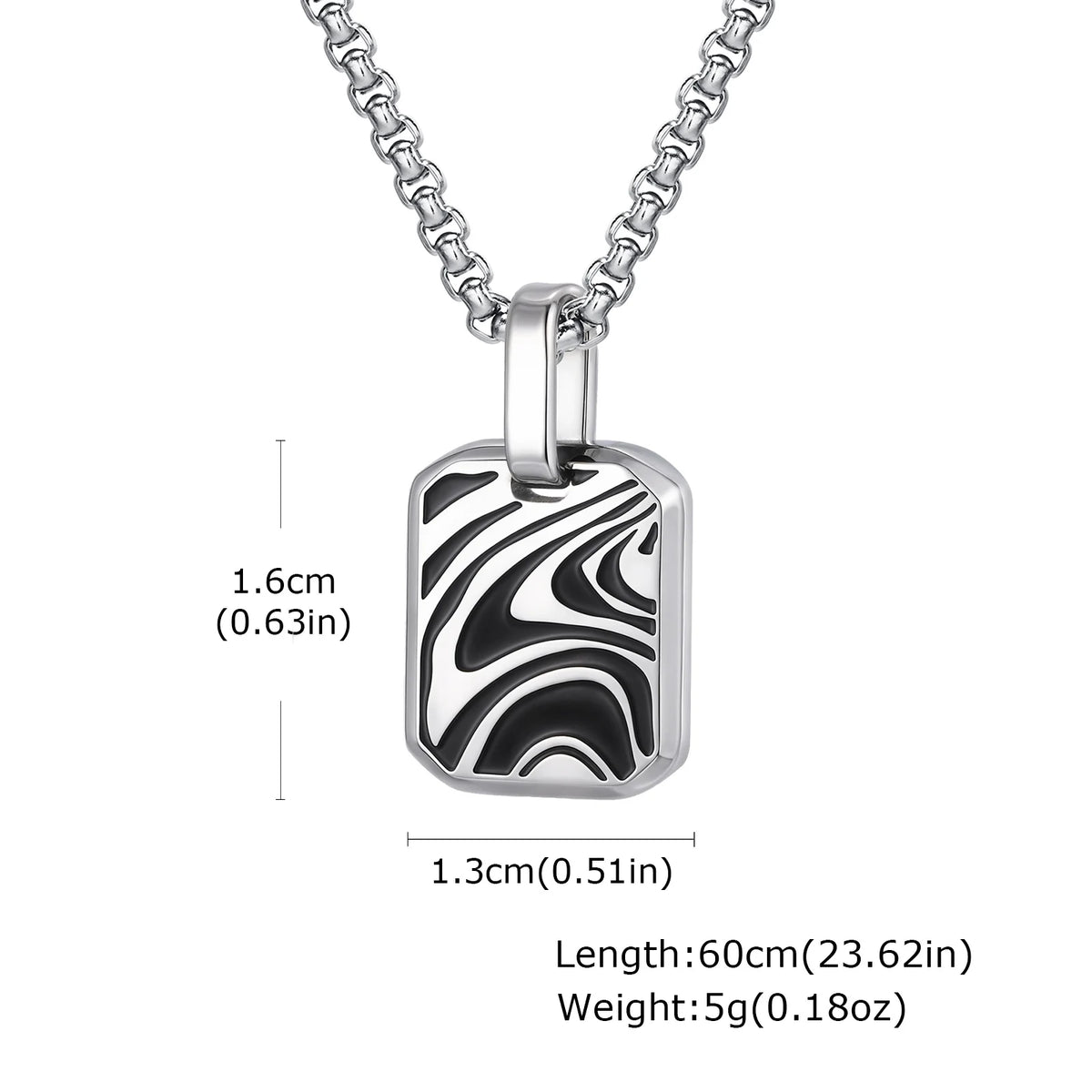 PENDRA Triangle Square Pendant Necklace