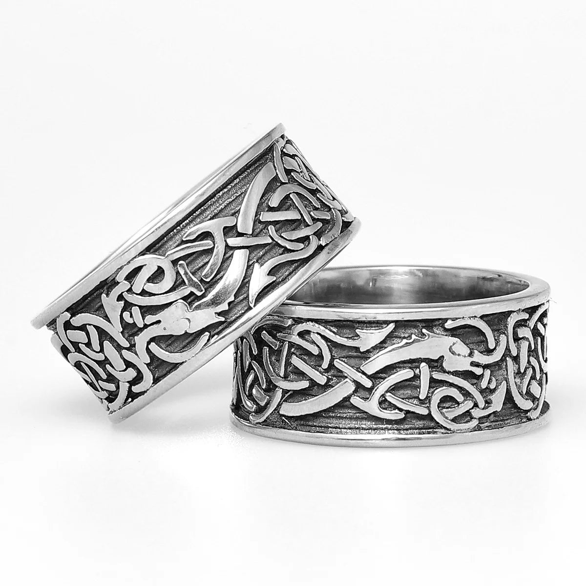 PENDRA Chinese Dragon Totem Steel Ring