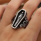 PENDRA Vampireskull Gothic Vampire Skull Ring