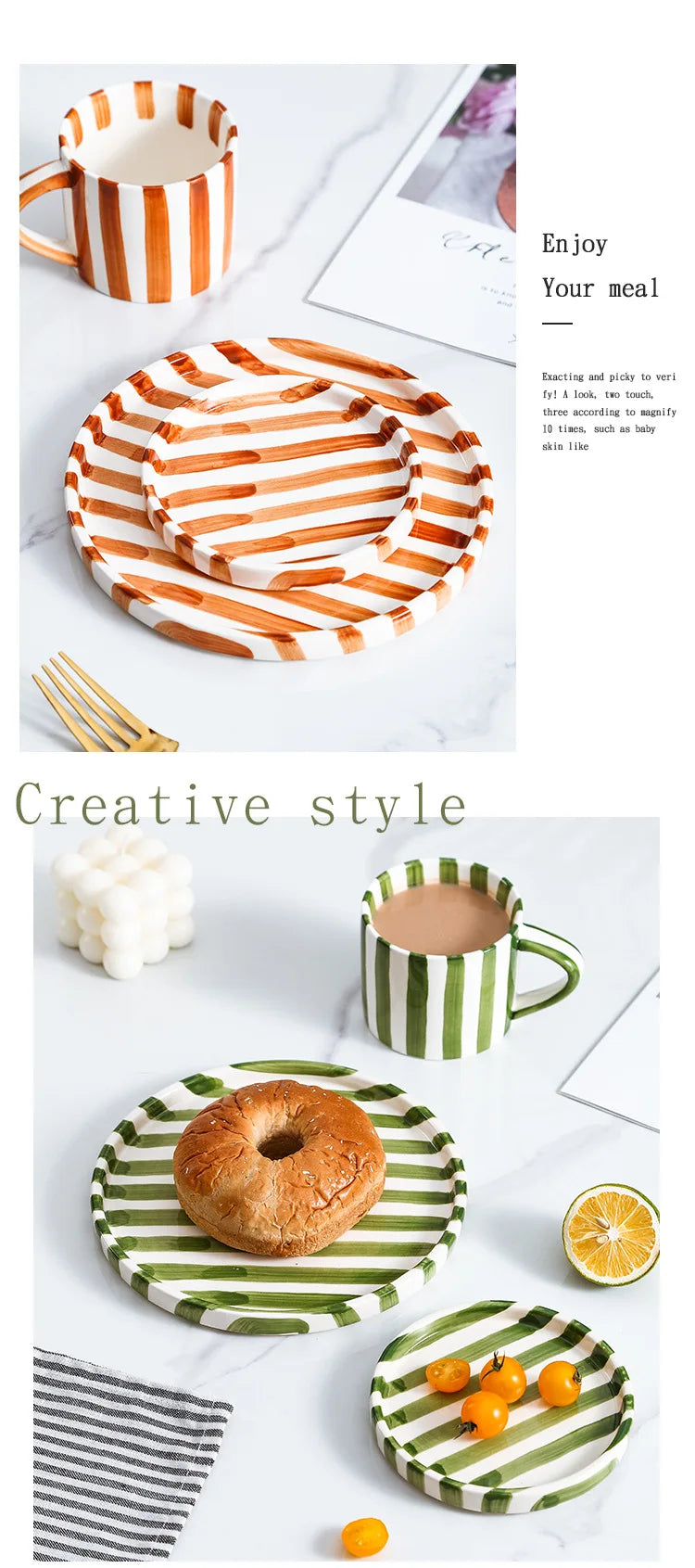 Simple ceramic coffee cup and saucer high-value coffee cup and saucer set household water  afternoon tea European and saucer ins