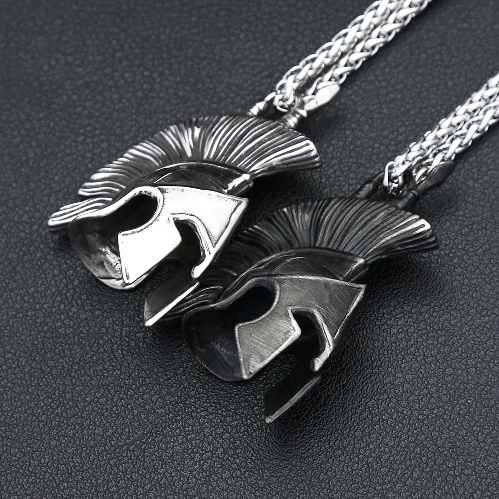 PENDRA Spartan Warrior 3D Pendant Necklace