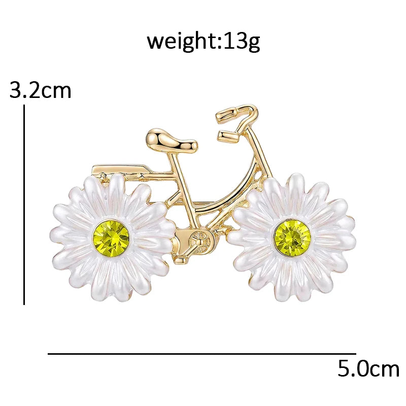 PENDRA Bicyclette Lovely Bicycle Brooch