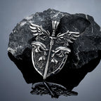 PENDRA Wing Norse Steel Necklace