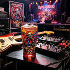 Iron Maiden 50th Anniversary Themed Pint Glass Heavy Metal Rock Band Inspired Beer Cup Collectible Drinkware for Bar Home Party