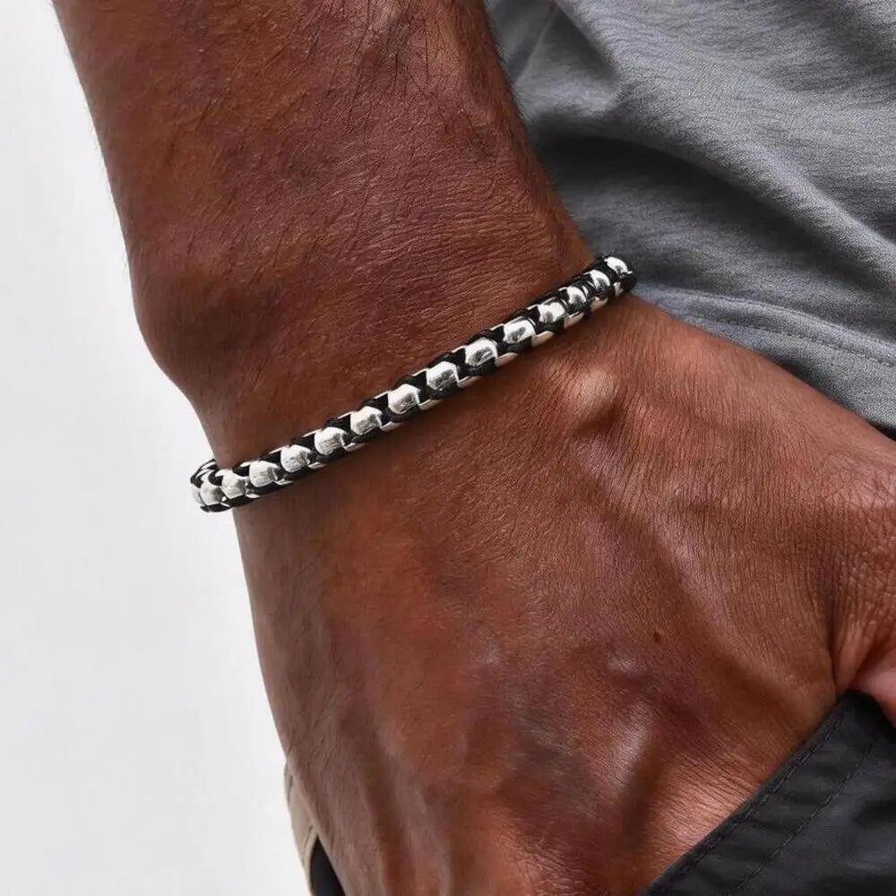 PENDRA Black Silver Bracelet