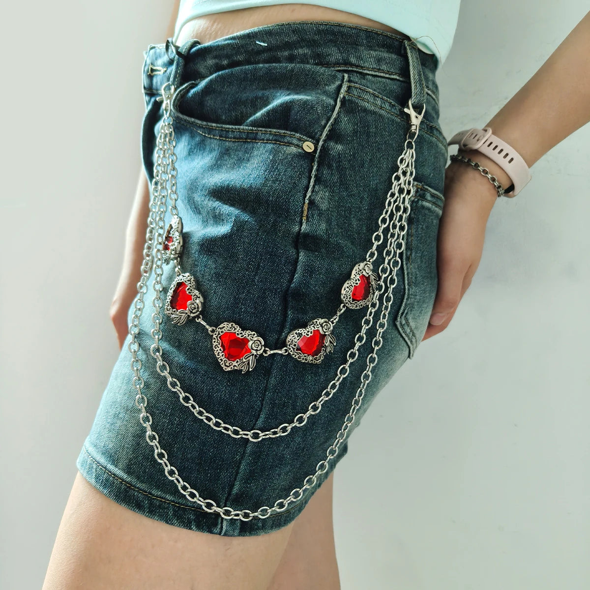 PENDRA Orlara Punk Waist Chain Belt