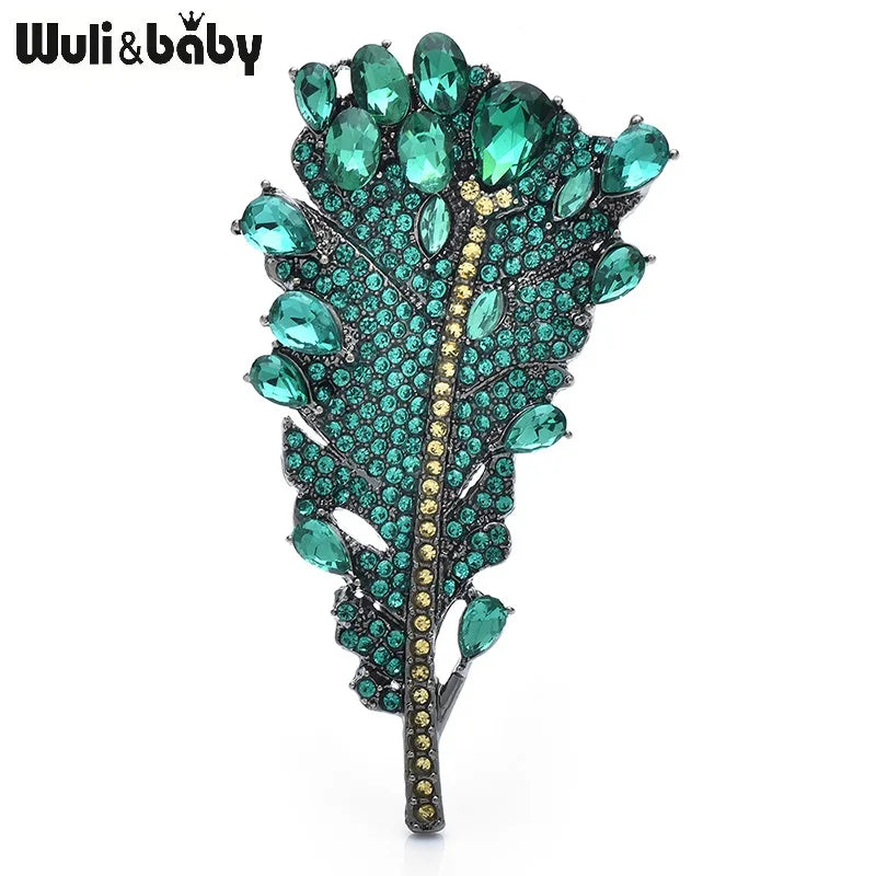 PENDRA Folia 2-Color Luxury Leaf Brooch