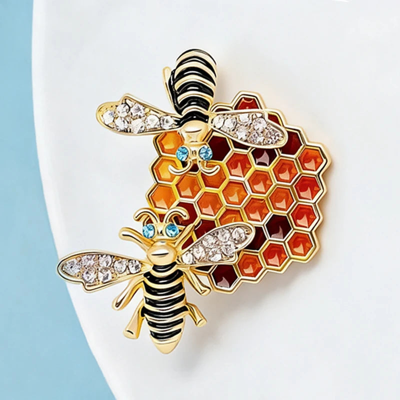 PENDRA Meliora Rhinestone Brooch
