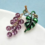 PENDRA Vinetta Classical Grape Brooch