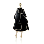 PENDRA Charming Beauty Lady Brooch