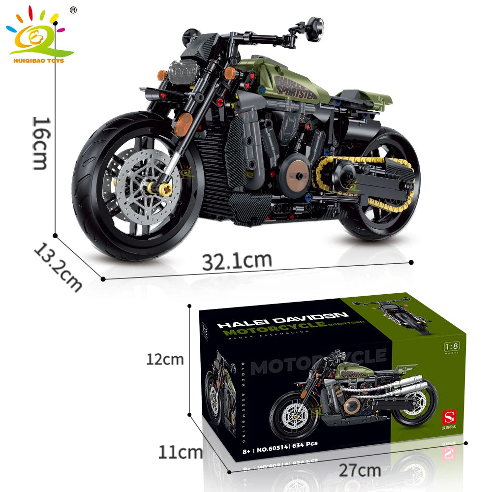 PENDRA Motorbike High Tech Building Set