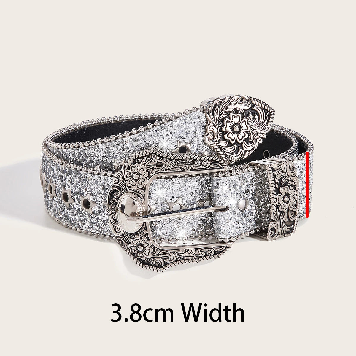 PENDRA Zarara Leather Western Gothic Belt