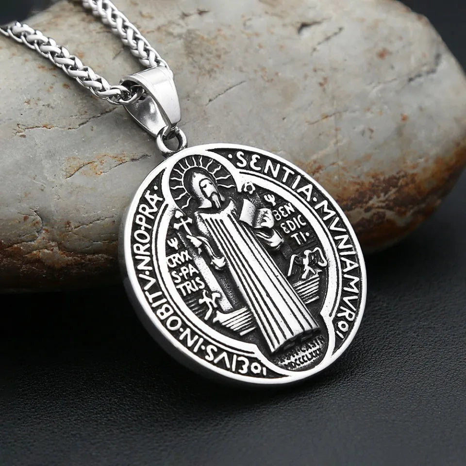 PENDRA Benedictus 316L Stainless Steel Exorcist Pendant