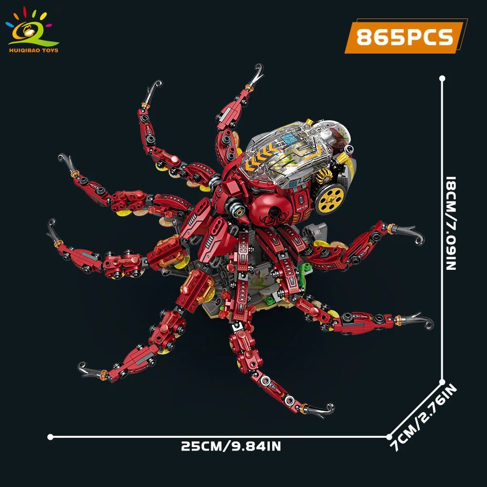 PENDRA Technical Octopus Mechanical Building Set