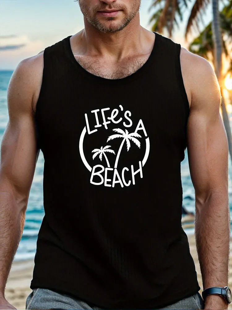 PENDRA Sleeveless Hawaiian T-Shirt