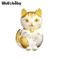 PENDRA Lovely Enamel Cat Brooch