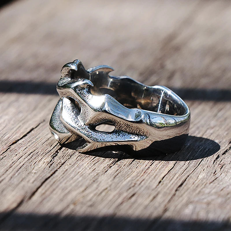 PENDRA Crownthorn Hollow-Out Crown of Thorns Ring
