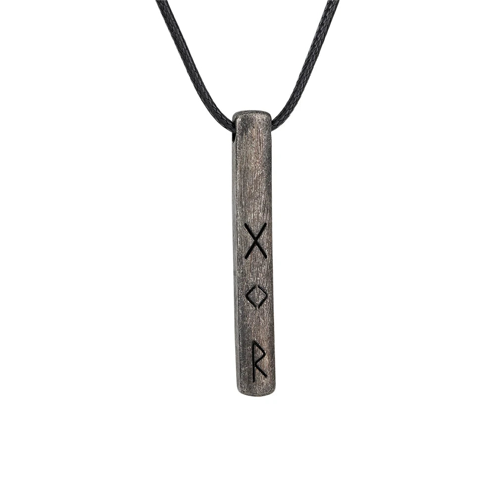 PENDRA Rune Norse Pendant Necklace