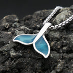 PENDRA Bluewhale Stainless Steel Whale Tail Pendant