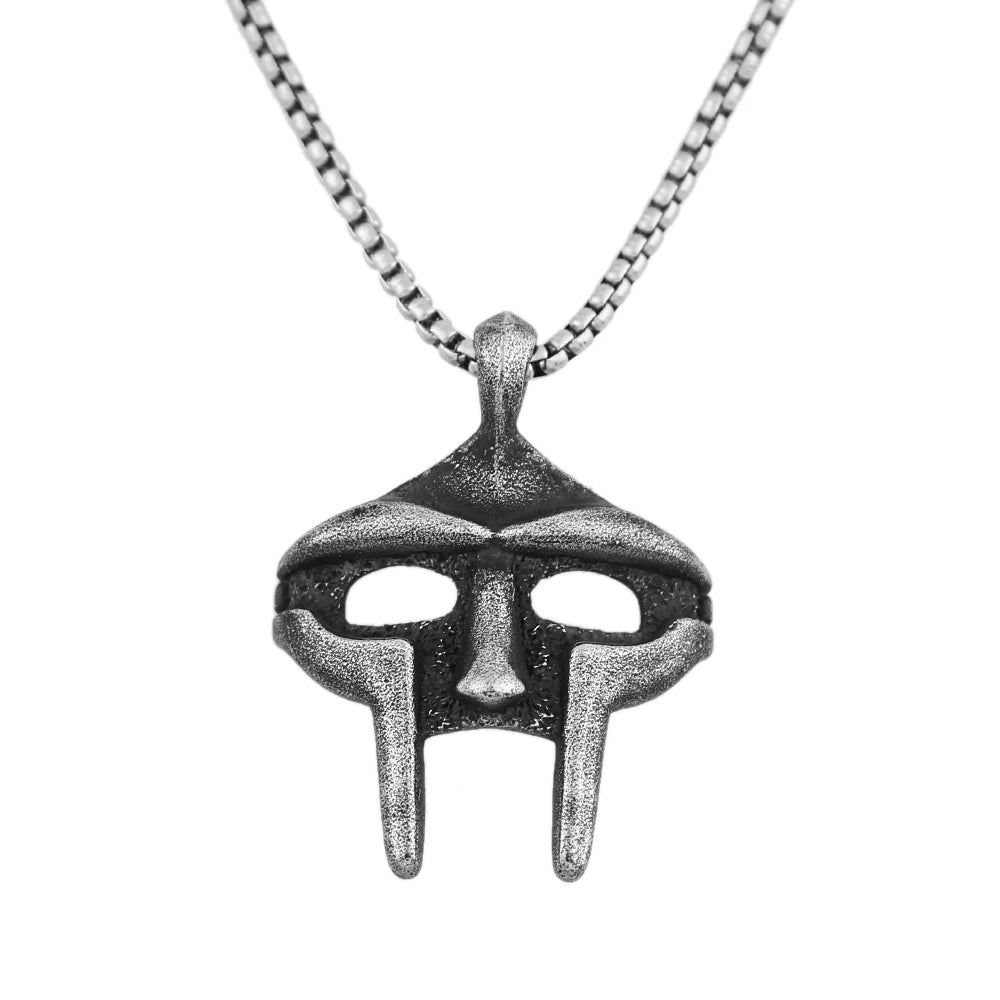PENDRA MFDOOM Punk Mask Pendant Necklace