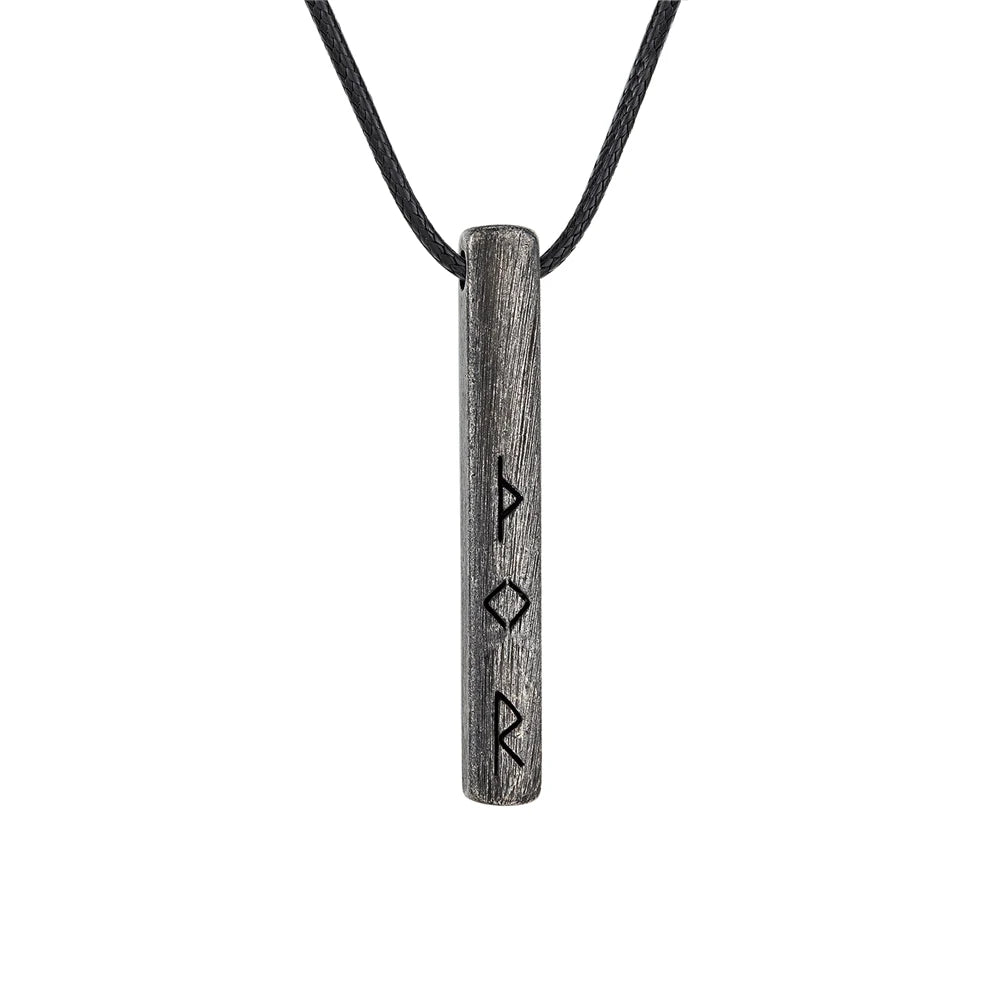 PENDRA Rune Norse Pendant Necklace