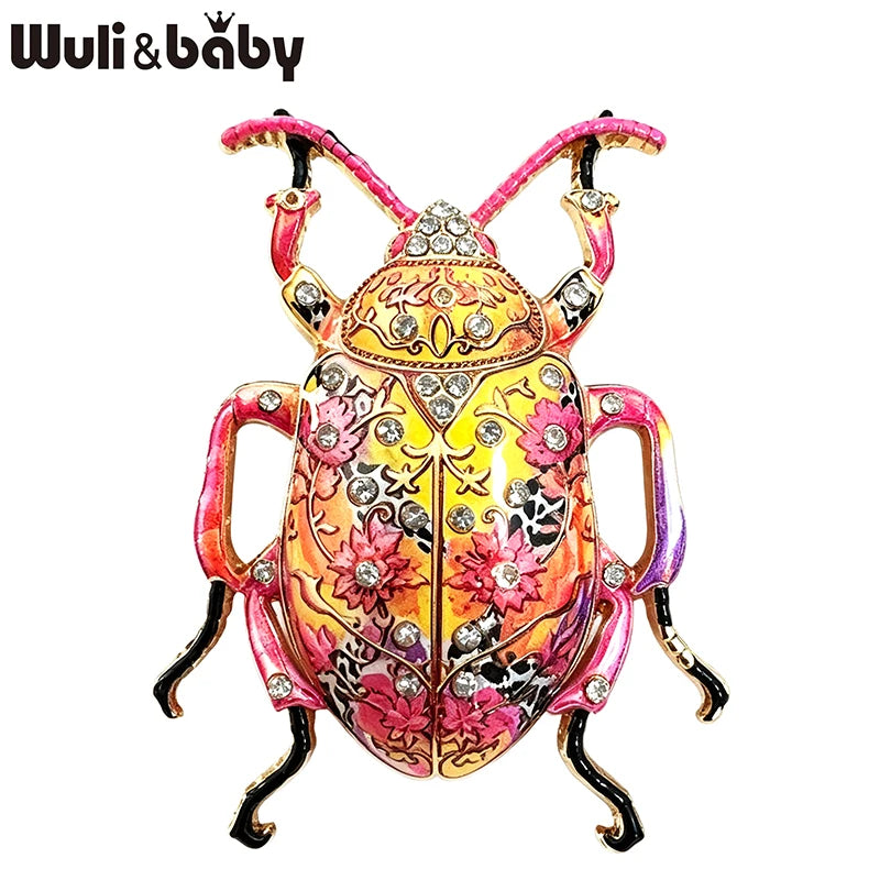 PENDRA Lovely Beetle Brooch