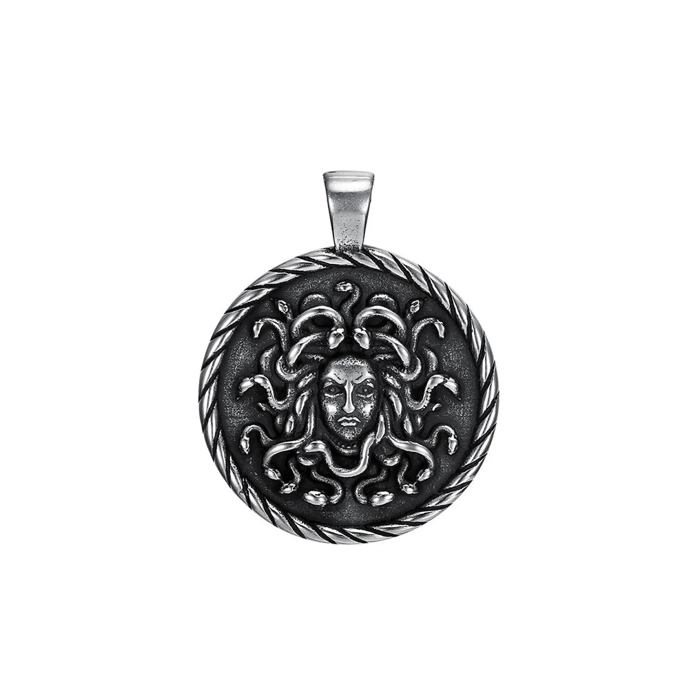 PENDRA Medusa Gothic Stainless Steel Pendant