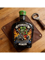 Rat Fink Tribute Whiskey Decanter, Hot Rod Design Collectible Liquor Bottle for Car Enthusiasts